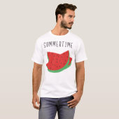 Watermeloen Zomertijd T-shirt (Voorkant volledig)