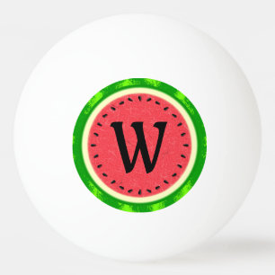 Watermeloen zomervruchten met windmolenparken pingpongbal