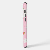 Watermeloenbloei – Leuke Zomer Bloemmotief" iPhone Hoesje (Linkerkant)
