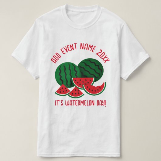Watermeloendag T-shirt (Design voorkant)