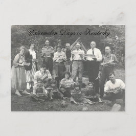 Watermeloendagen in Kentucky Briefkaart