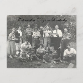 Watermeloendagen in Kentucky Briefkaart