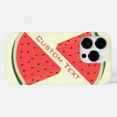 Watermeloenen Aangepaste tekstnaamkleuren Case-Mate iPhone Case (Achterkant (horizontaal))