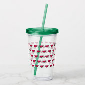 Watermeloenen Acryl Drinkbeker (Achterkant)