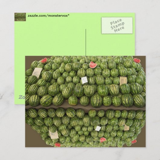 Watermeloenen Briefkaart (Voorkant / Achterkant)