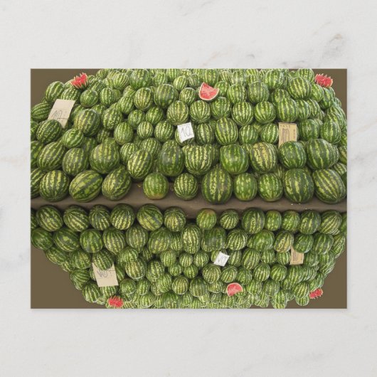 Watermeloenen Briefkaart (Voorkant)