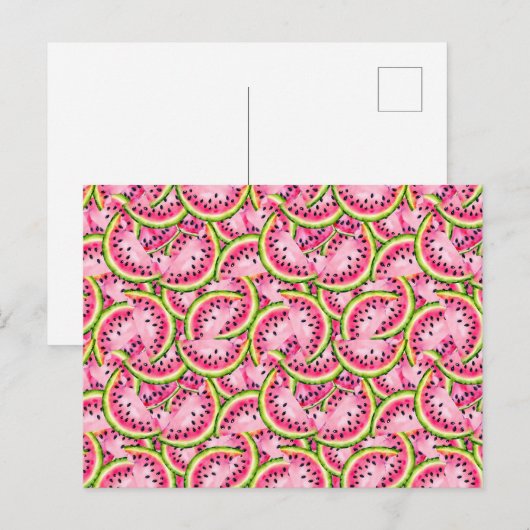 Watermeloenen Briefkaart (Voorkant / Achterkant)