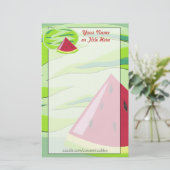 Watermeloenen Briefpapier (Staand voorkant)