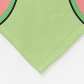 Watermeloenen Custom Fleece Deken (Hoek)
