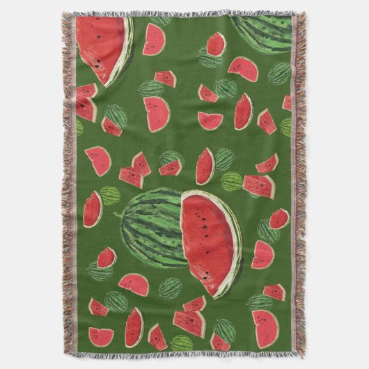 Watermeloenen Deken (Voorkant Verticaal)