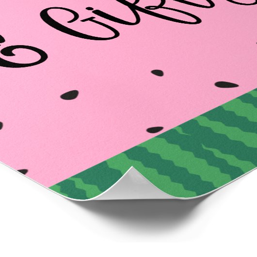 Watermeloenen en cadeaubonen poster (Hoek)