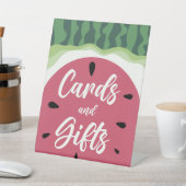 Watermeloenen en Kaarten voor de zomerperiode Reclamebord Met Voetstuk (Insitu)