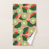 Watermeloenen en kiwi's bad handdoek (Handdoek)
