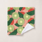 Watermeloenen en kiwi's bad handdoek (Wasdoekje)