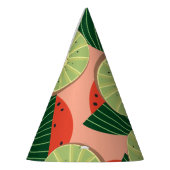 Watermeloenen en kiwi's feesthoedjes (Links)