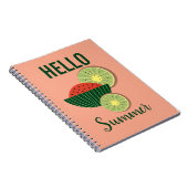 Watermeloenen en kiwi's notitieboek (Rechterzijde)