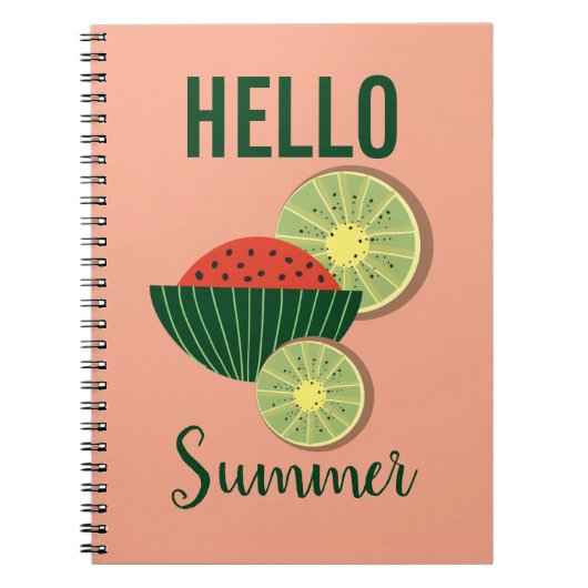 Watermeloenen en kiwi's notitieboek (Voorkant)