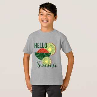 Watermeloenen en kiwi's t-shirt