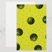 watermeloenen en zaden briefpapier (Voorkant / Achterkant)