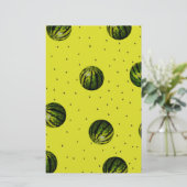 watermeloenen en zaden briefpapier (Staand voorkant)