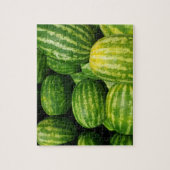 Watermeloenen Foto van voedselstallen Legpuzzel (Verticaal)