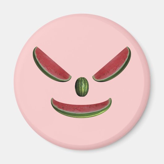 Watermeloenen Grin Magneet (Voorkant)