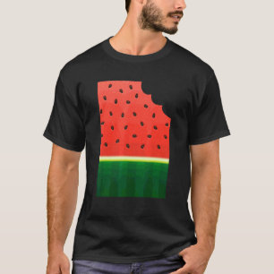Watermeloenen Ik Vegan Vegetarisch Natuurbehoud Tu T-shirt