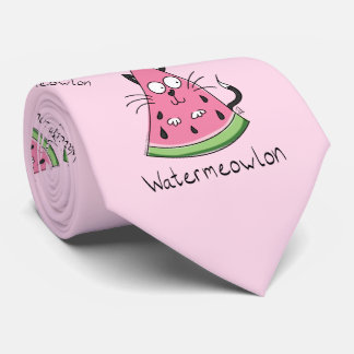 Watermeloenen Kat Kinderen Stropdas