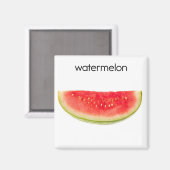 Watermeloenen Koelkast Magnet (Voorkant / Achterkant)