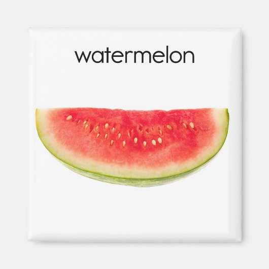 Watermeloenen Koelkast Magnet (Voorkant)
