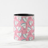 Watermeloenen met kleurrijke Waterverf Mok (Midden)