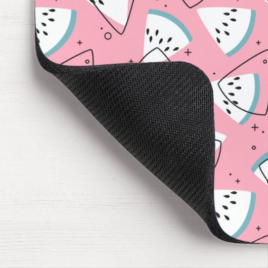 Watermeloenen met kleurrijke Waterverf Muismat (Hoek)