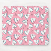 Watermeloenen met kleurrijke Waterverf Muismat (Voorkant)