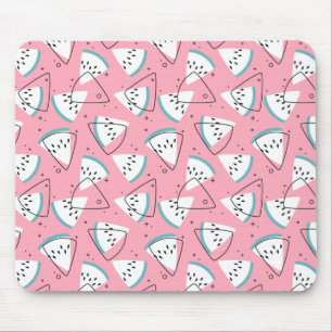 Watermeloenen met kleurrijke Waterverf Muismat