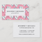 Watermeloenen met kleurrijke Waterverf Visitekaartje (Voorkant / Achterkant)