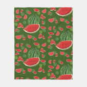 Watermeloenen Patroon Fleece Deken (Voorkant)
