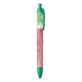 Watermeloenen Pen, Gepersonaliseerd Watermeloen Pe Zwarte Inkt Pen