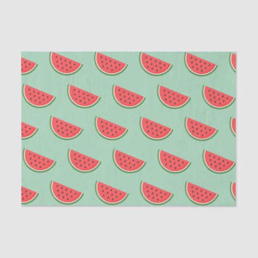 Watermeloenen plakken fruitpatroonloskoppeling tissuepapier (Voorkant)