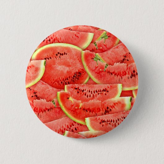 watermeloenen ronde button 5,7 cm (Voorkant)