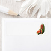  watermeloenen, ronde, organische voedselvruchten etiket (Insitu)