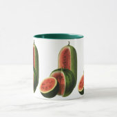  watermeloenen, ronde, organische voedselvruchten mok (Midden)