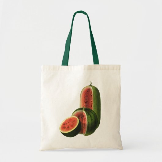  watermeloenen, ronde, organische voedselvruchten tote bag (Voorkant)