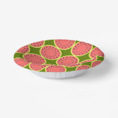 Watermeloenen Roze Multi Papieren Kommen (Gebogen)