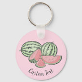 Watermeloenen Sleutelhanger (Voorkant)