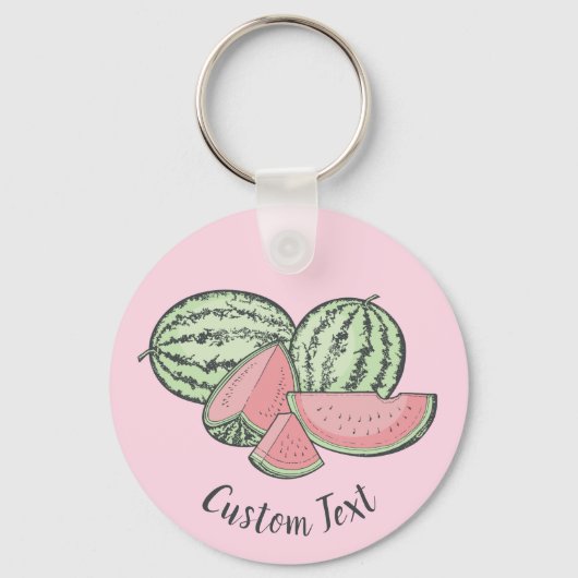 Watermeloenen Sleutelhanger (Voorkant)