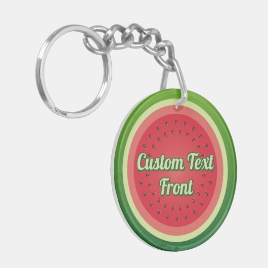Watermeloenen Sleutelhanger (Voorkant Links)