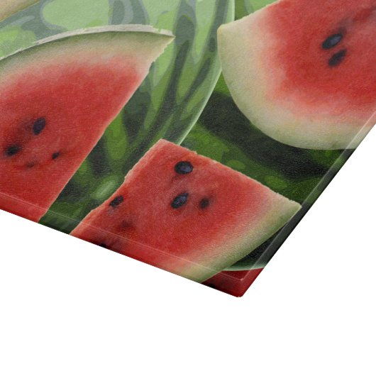 Watermeloenen snijraad snijplank (Hoek)