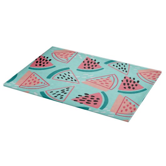 Watermeloenen snijraad snijplank (Hoek)