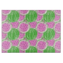 Watermeloenen snijraad snijplank