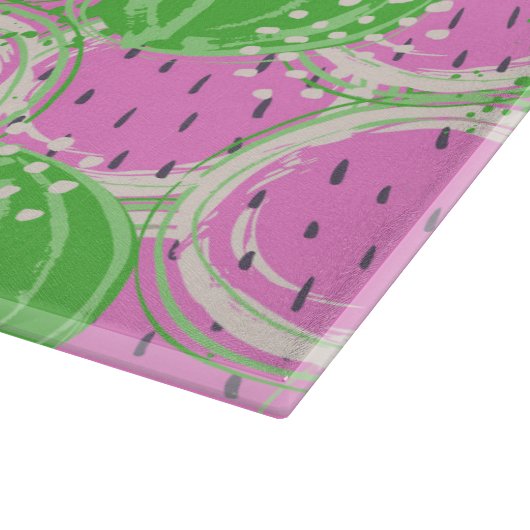 Watermeloenen snijraad snijplank (Hoek)